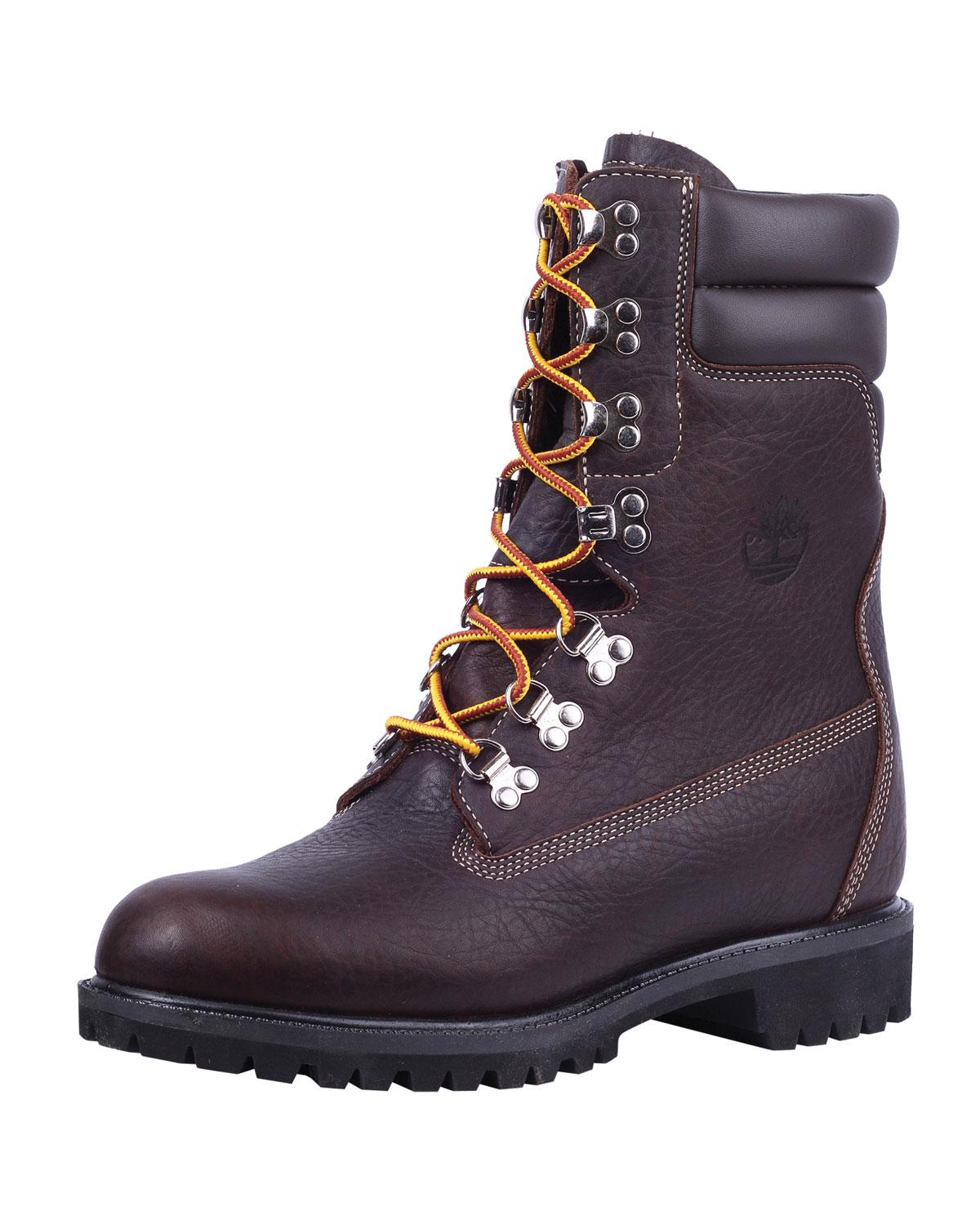 timberland super boot hazel winter extreme brown dark highway purple shoes leather marcus neiman